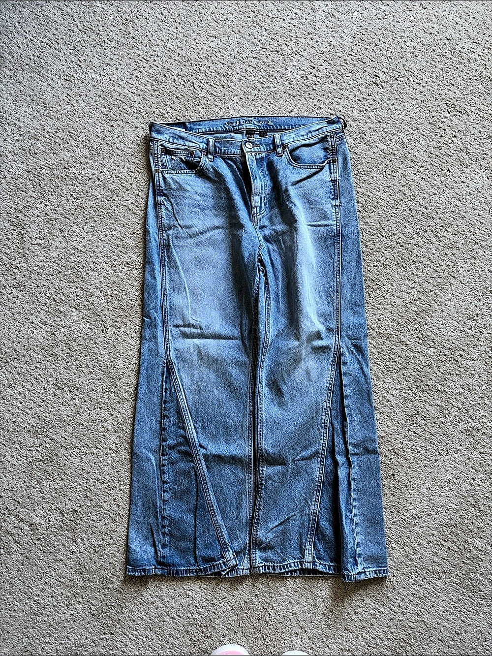 American Eagle low rise baggy flare